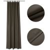 4 pcs W54*L84in Outdoor Patio Curtain/Coffee Liqueur