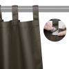 4 pcs W54*L84in Outdoor Patio Curtain/Coffee Liqueur