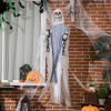 Backyard Halloween Decoration With Spooky Scream Spooky Sound And Laughter