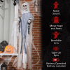Backyard Halloween Decoration With Spooky Scream Spooky Sound And Laughter